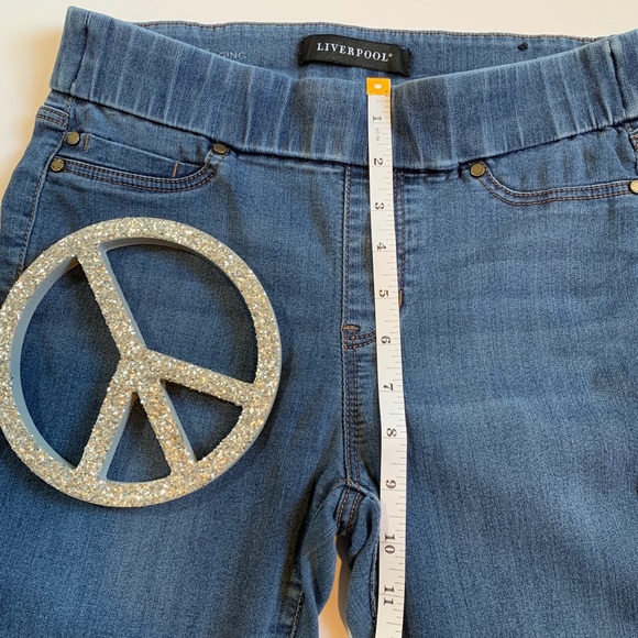 Liverpool Jeans Jeggings Elastic Waist Size 4 - Picture 5 of 6